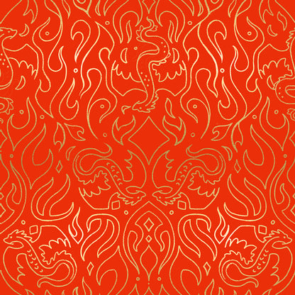 Fire Glow – Scribe – Poinsettia – Ruby Star Society (RS2137 12M)
