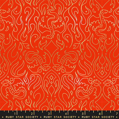 Fire Glow – Scribe – Poinsettia – Ruby Star Society (RS2137 12M)