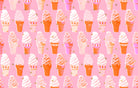 Pink fabric with metallic ice cream cones – Best Day Ever by Melody Miller Ruby Star Society