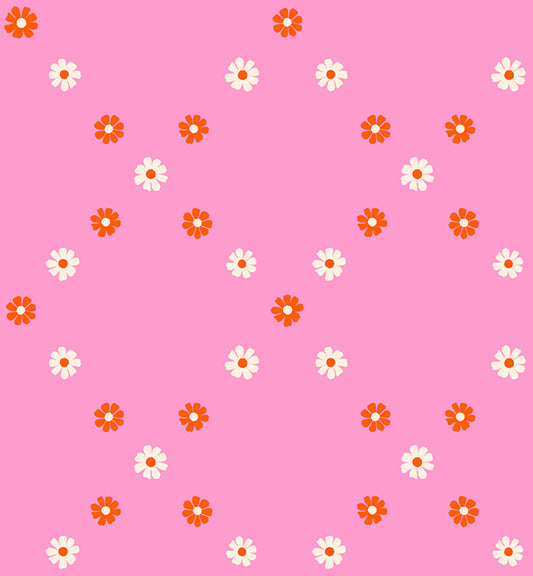 Best Day Ever – Diamond Flowers in Flamingo by Melody Miller (RS0107 14) – Ruby Star Society