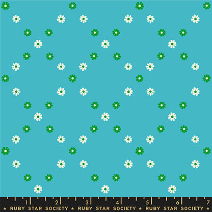 Best Day Ever – Diamond Flowers in Dark Turquoise by Melody Miller (RS0107 16) – Ruby Star Society