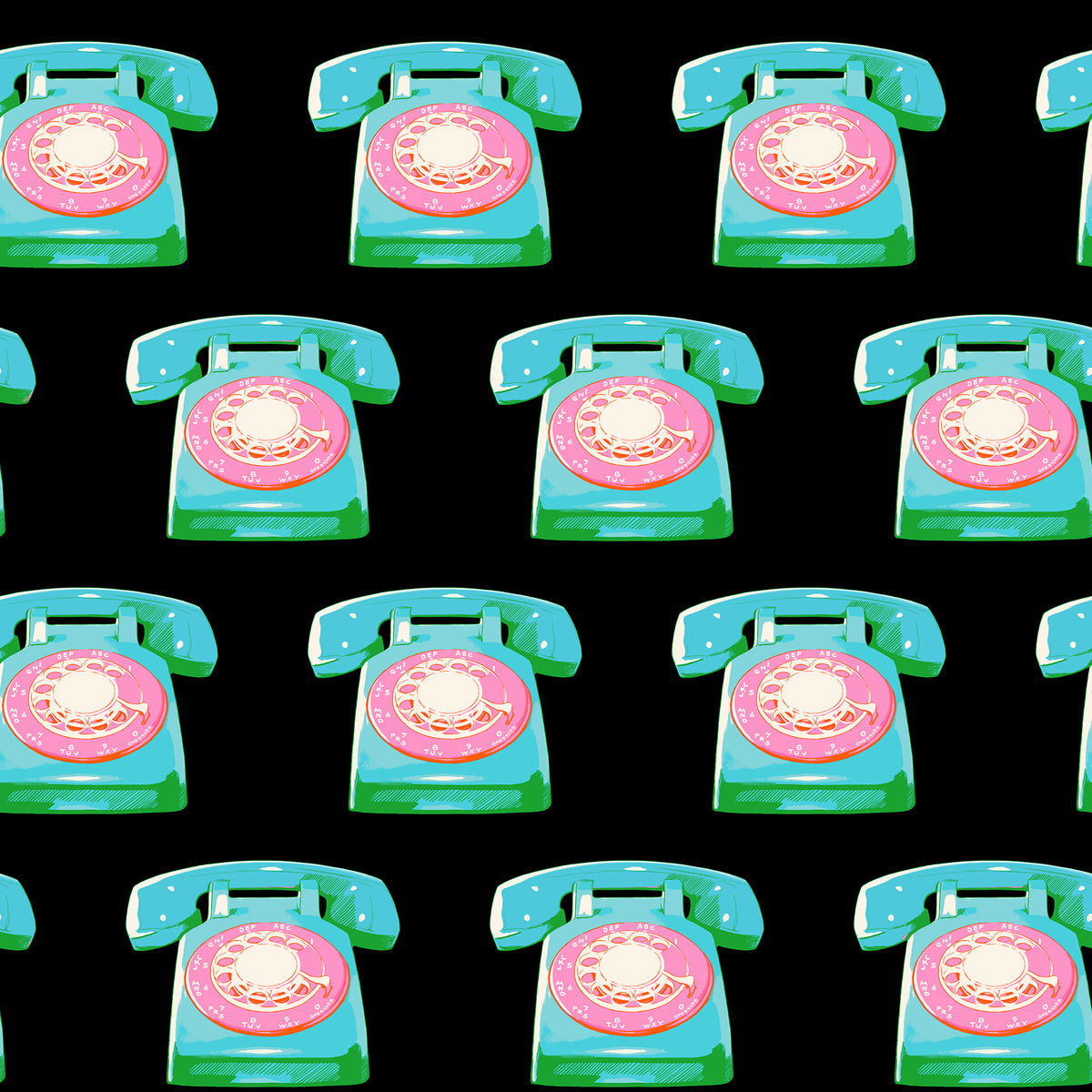 Sparkle Mart – Telephones – Black – Ruby Star Society (RS0121 18)