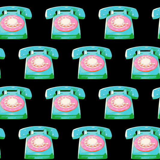 Sparkle Mart – Telephones – Black – Ruby Star Society (RS0121 18)