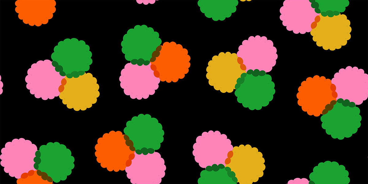 Sparkle Mart – Puffs – Black – Ruby Star Society (RS0122 16)