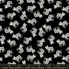 1-800-Calico Meow Black by Alexia Marcelle Abegg for Ruby Star Society with ruler
