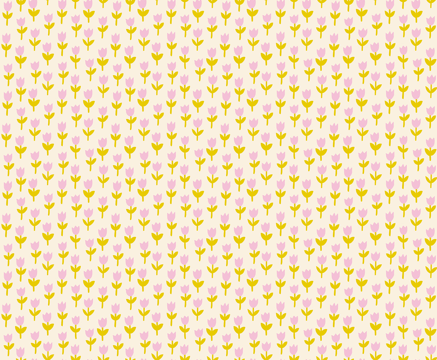1-800-Calico Tulips Natural by Alexia Marcelle Abegg for Ruby Star Society