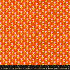 1-800-Calico Tulips Warm Red by Alexia Marcelle Abegg for Ruby Star Society with ruler