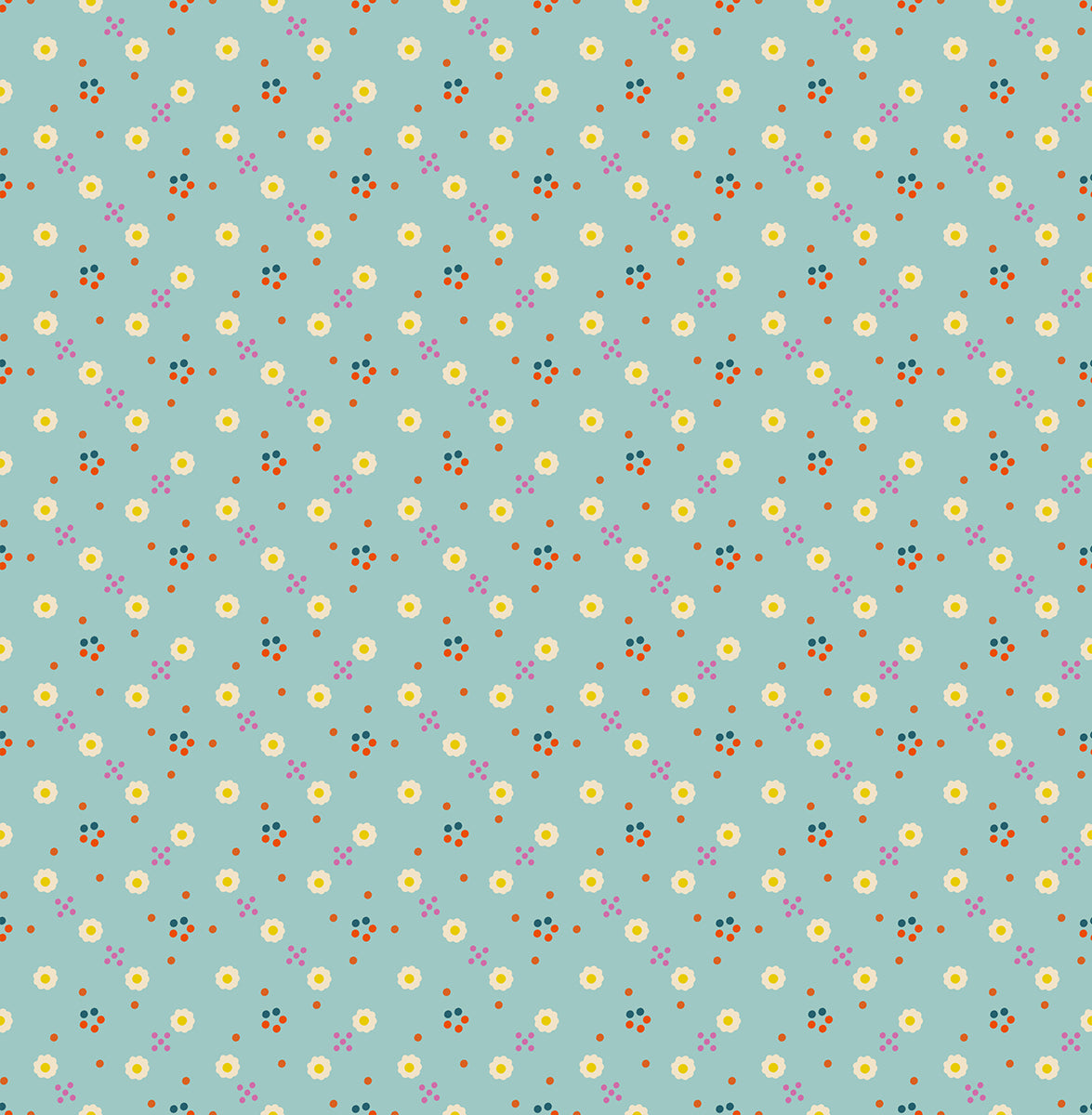 1-800-Calico Bandana Saltwater by Alexia Marcelle Abegg for Ruby Star Society