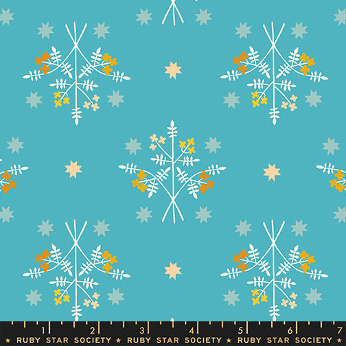 1-800-Calico Bouquet Wave by Alexia Marcelle Abegg for Ruby Star Society with ruler