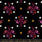 1-800-Calico Bouquet Black by Alexia Marcelle Abegg for Ruby Star Society with ruler
