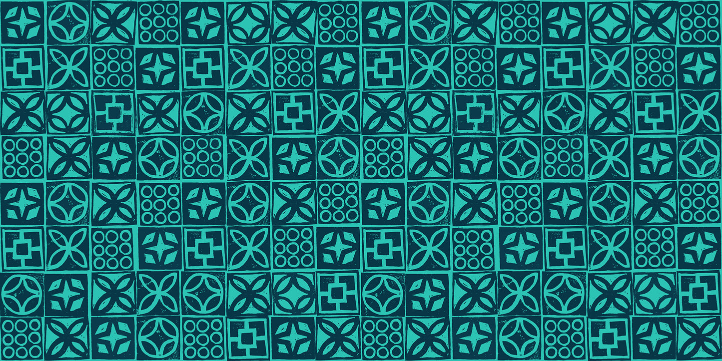 Poolside Too – Architectural Blocks – Peacock – Ruby Star Society (RS5201 16)