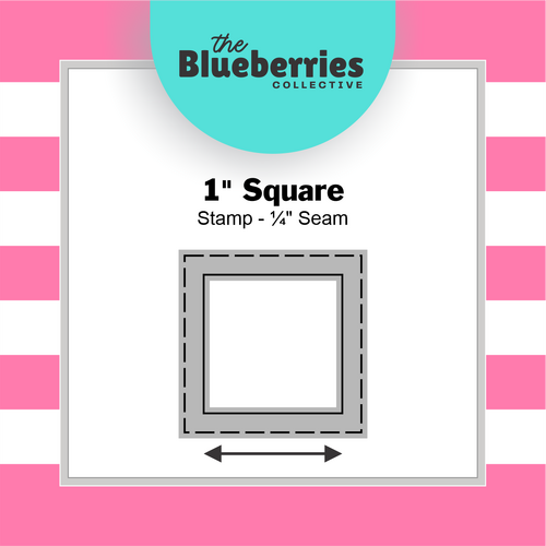 Patchwork stamp - 1" Square