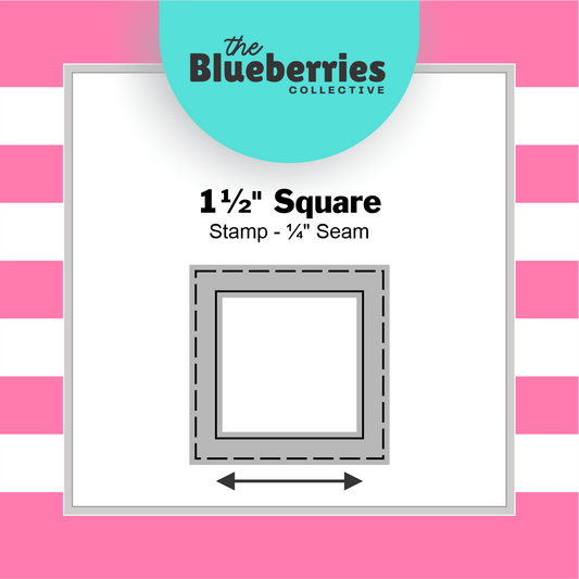 Patchwork Stamp – 1 ½" Square