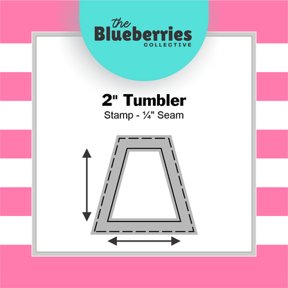 Patchwork Stamp – 2" Tumbler
