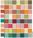 Gathered Lollies Trentham half metre bundle by Jen Kingwell for Moda – all eight Lollies in the cooler Trentham colourway, each cut 50cm by the full width of fabric