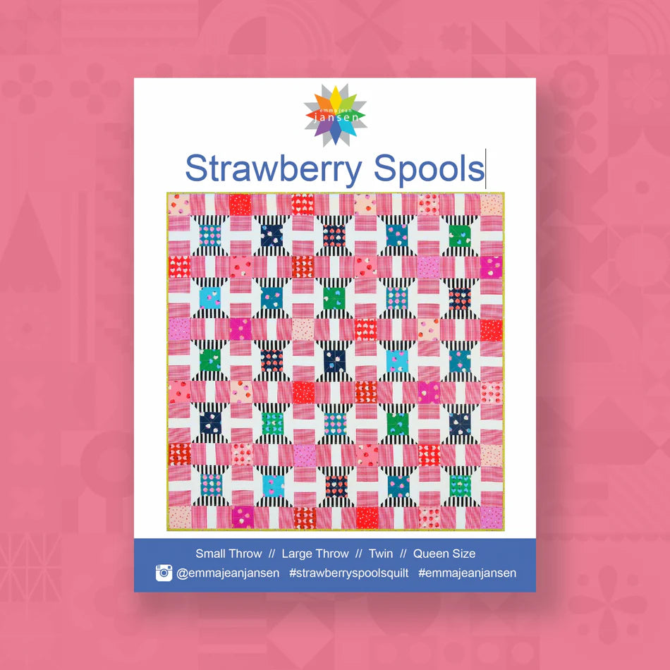 Strawberry Spools Quilt Kit – featuring Ruby Star Society’s Best Day Ever