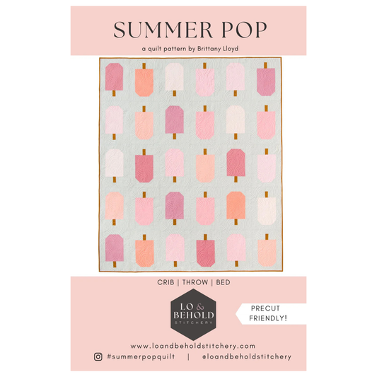 Summer Pop Quilt Kit – Lo & Behold Stitchery