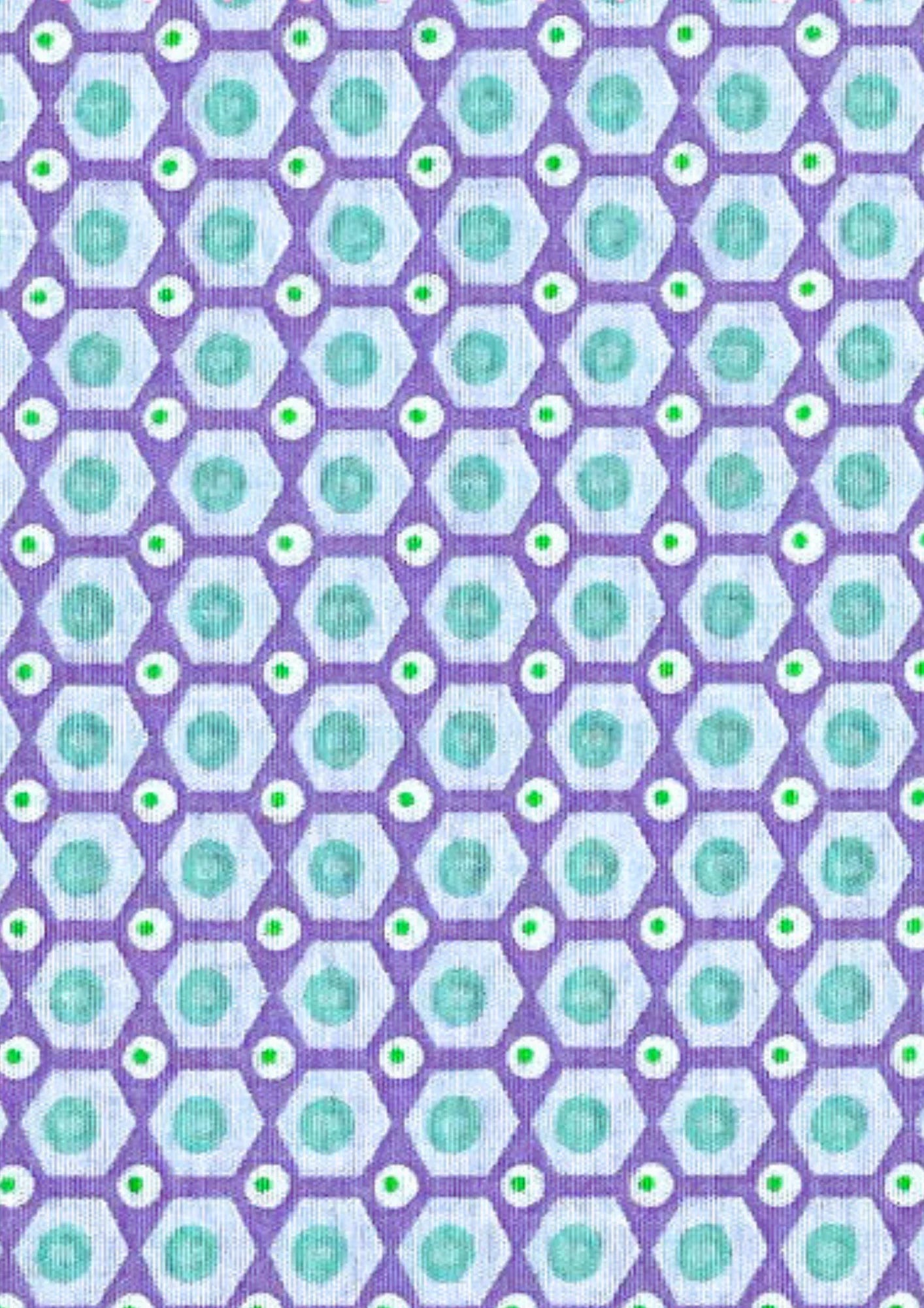Petit Pan Mikko Cotton Coupon, Lilac (50 x 70cm)