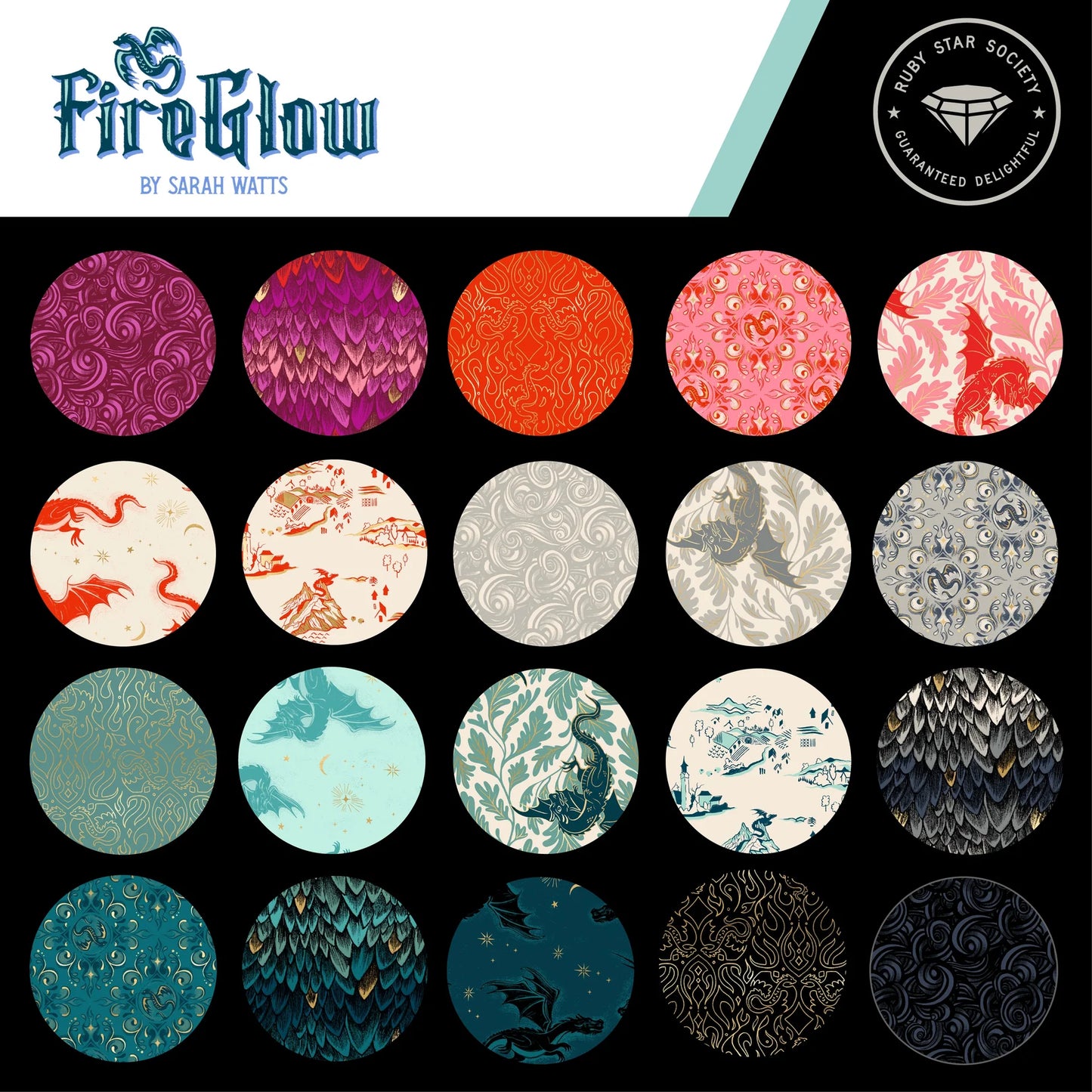 Fire Glow - Complete Fat Eighth Bundle – Ruby Star Society