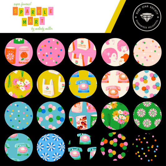 Sparkle Mart Fat Quarter Bundle – Ruby Star Society (Pre-order)