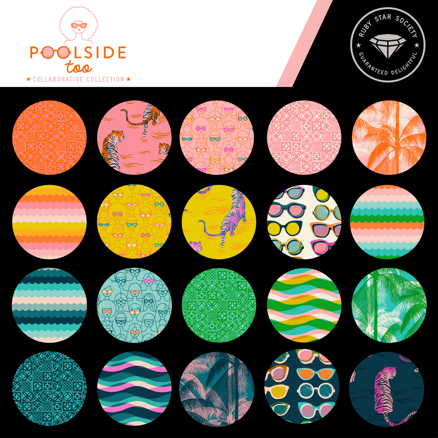 Poolside Too - Complete Fat Quarter Bundle – Ruby Star Society