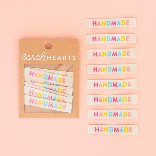 Colorful Handmade - Sew-In Labels by Sarah Hearts (8pk)