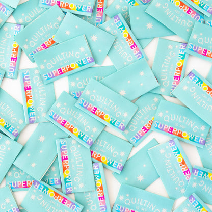 Quilting is My Superpower - Sew-In Labels by Sarah Hearts (8pk)
