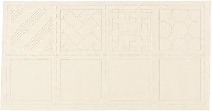 Cosmo Hidamari Sashiko Coaster Kit – Natural (LC98910)