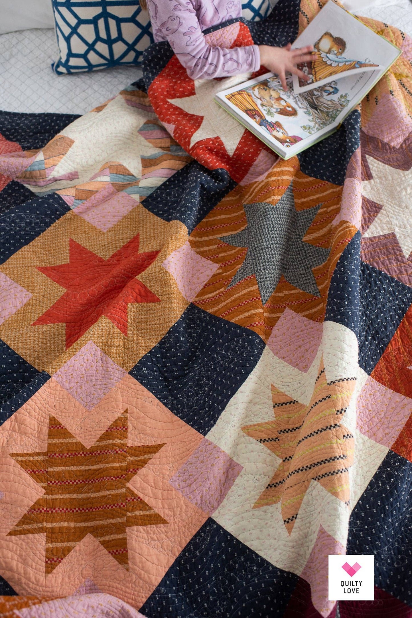 North Star Quilt Pattern – by Emily Dennis of Quilty Love