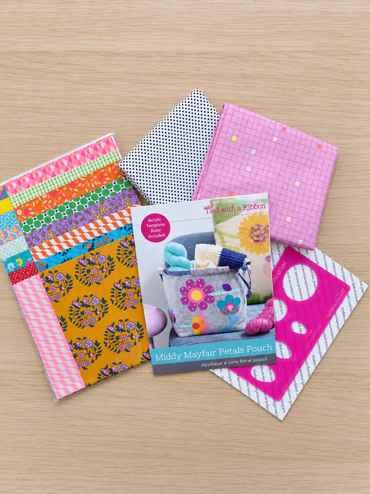 Middy Mayfair Petals Pouch Kit, Petit Pan Edition