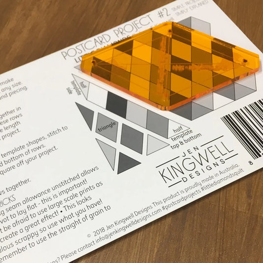 Postcard Project #2 – Little Diamonds by Jen Kingwell