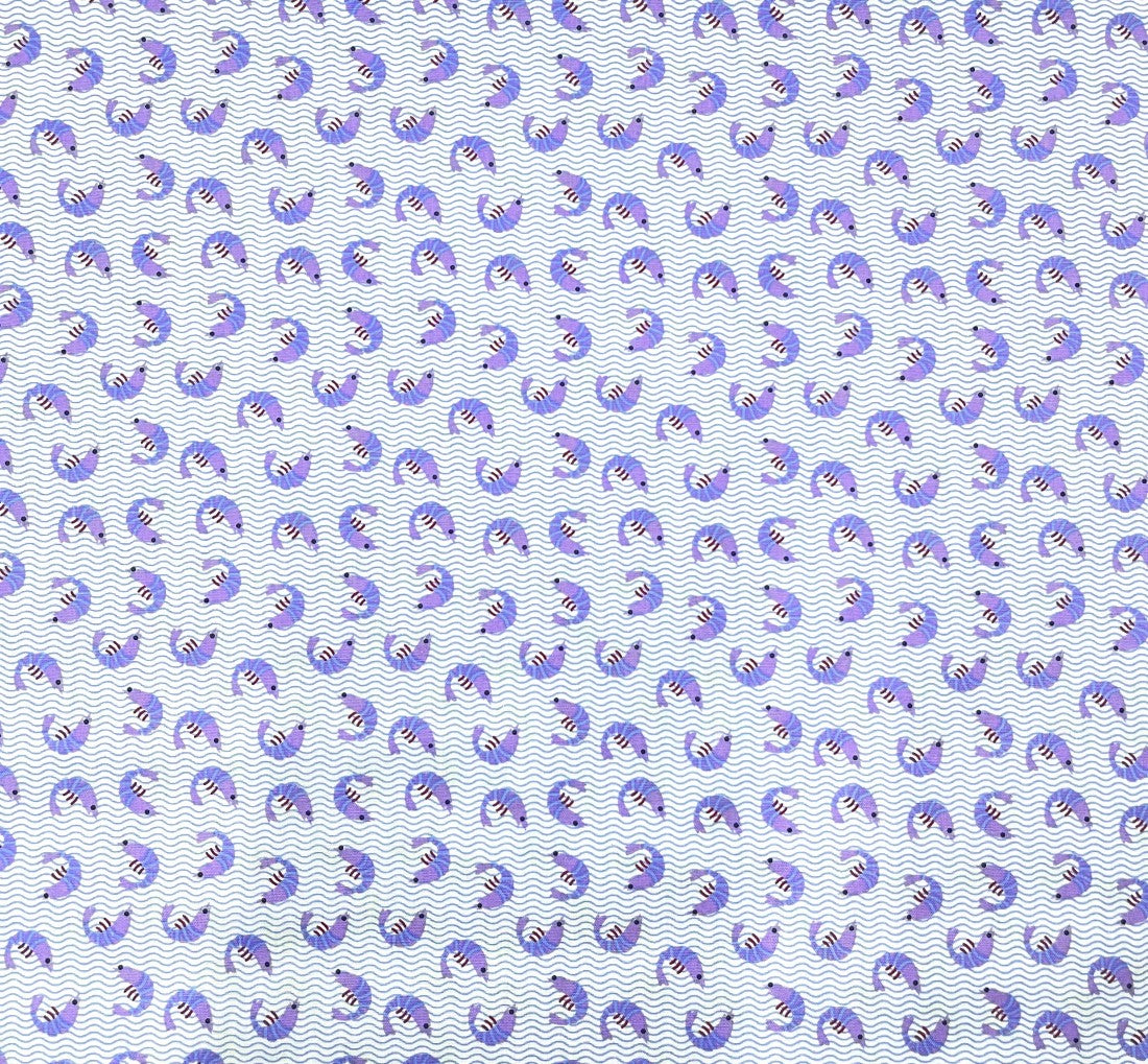 Petit Pan Krevett Cotton Coupon, Lilac (50 x 70cm)